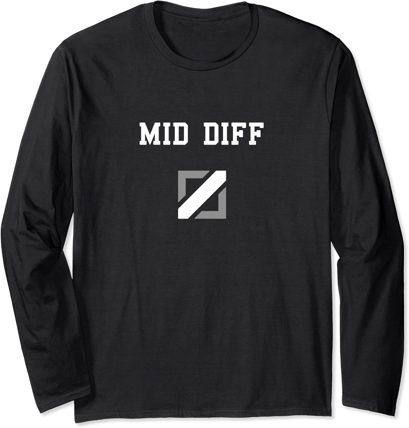 MID DIFFERENCE MID DIFF MIDDLE DIFF GAP Long Sleeve TShirt Amazon.co.uk Fashion